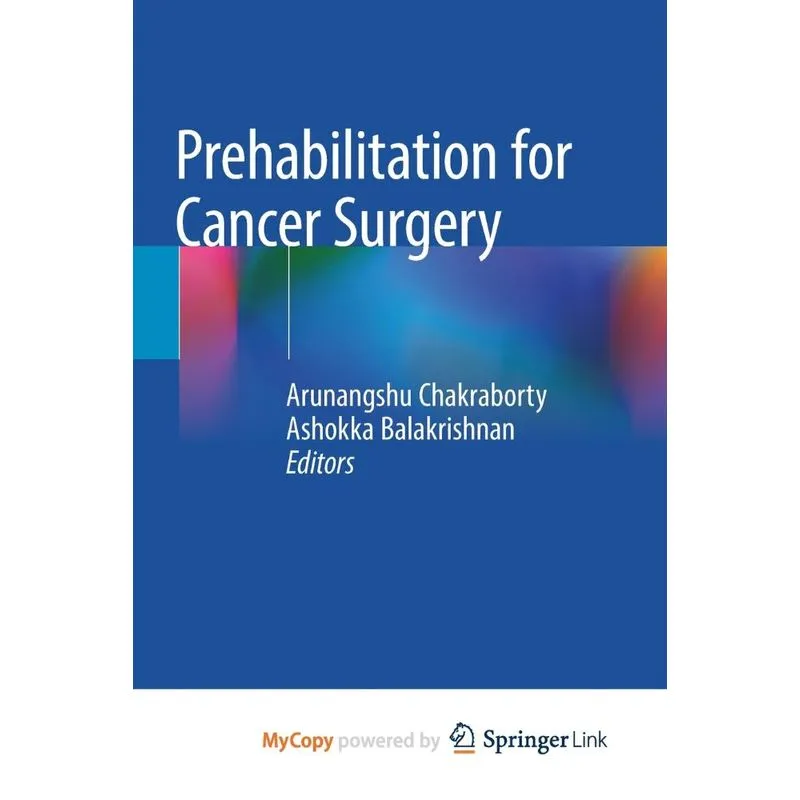 Prehabilitation For Cancer Surgery