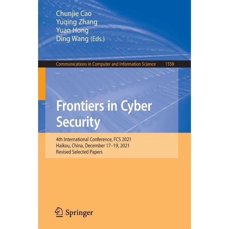Frontiers In Cyber Security
