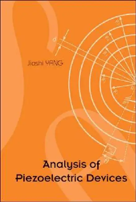 Analysis of Piezoelectric Devices Hardcover