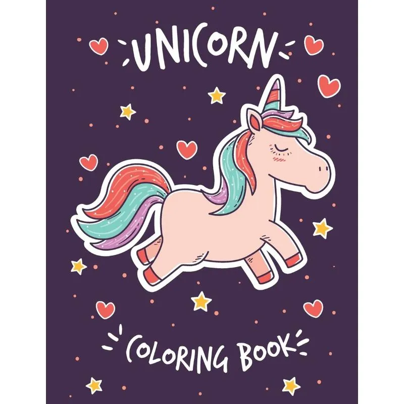 Unicorns Coloring Book