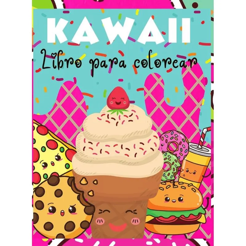 Kawaii Libro para colorear
