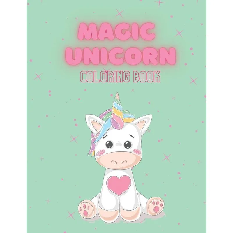 Magic Unicorn Coloring book