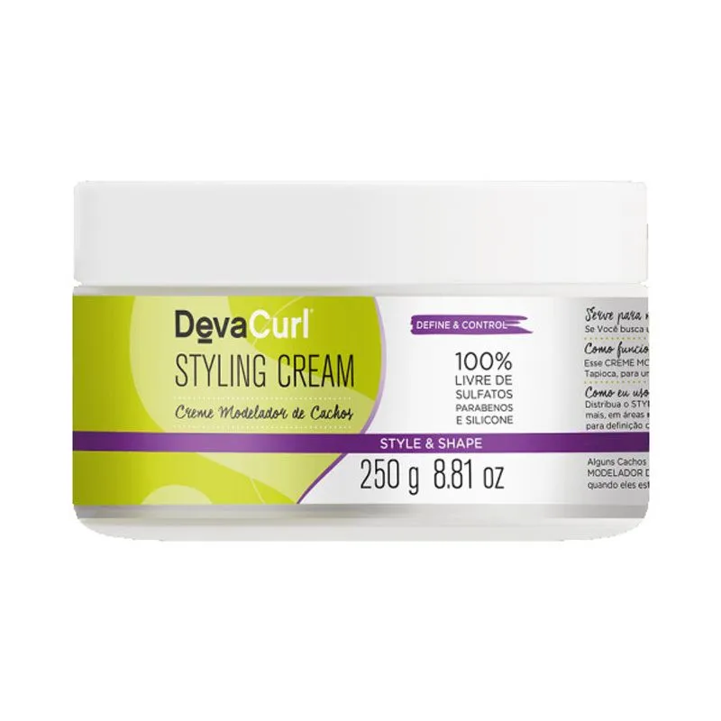 Creme para Pentear Deva Curl Styling Cream 250g CX 12