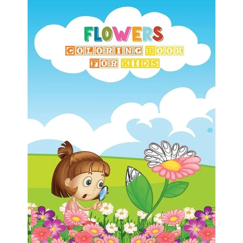 Flowers Coloring Book for Kids