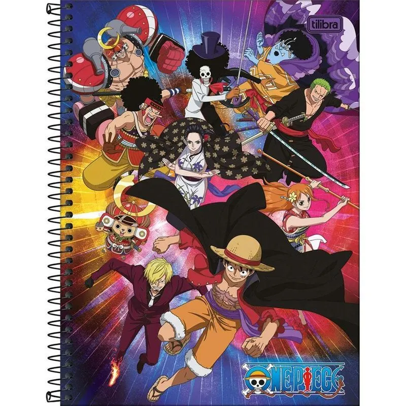 Caderno Univ 1 Matéria 80Fls One Piece Color Connect Tilibra