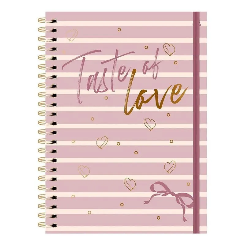Caderno Univ 10 Matérias 160Fl Doce Romancetaste Animativa