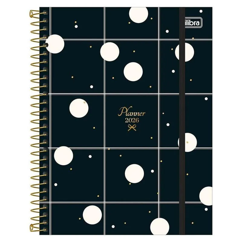 Planner Semanal 2026 Espiral M7 West Village Linhas Tilibra