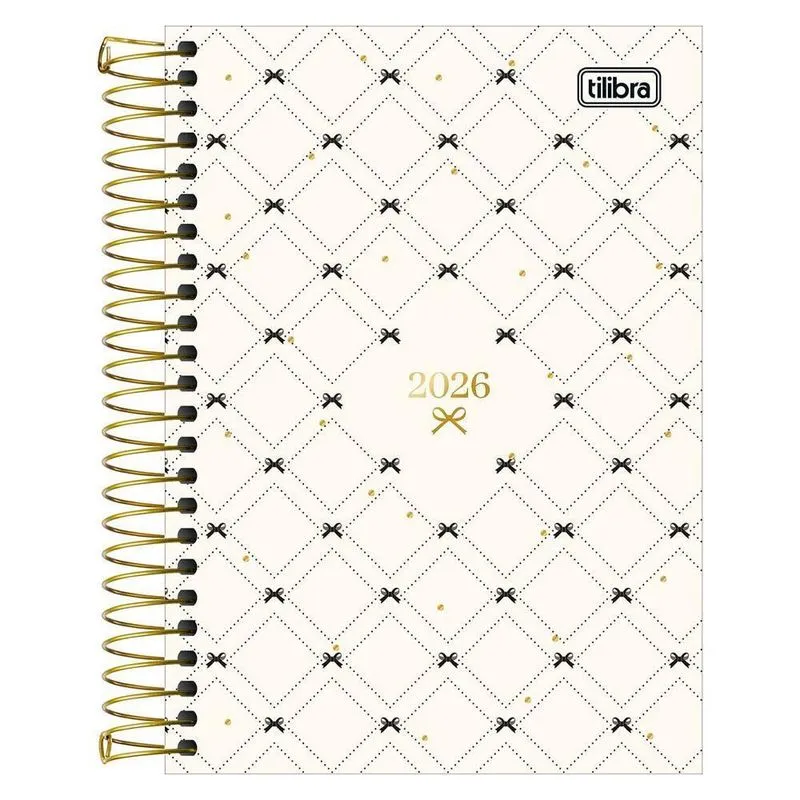 Agenda Diária 2026 Esp M5 West Village Lacinhos Tilibra