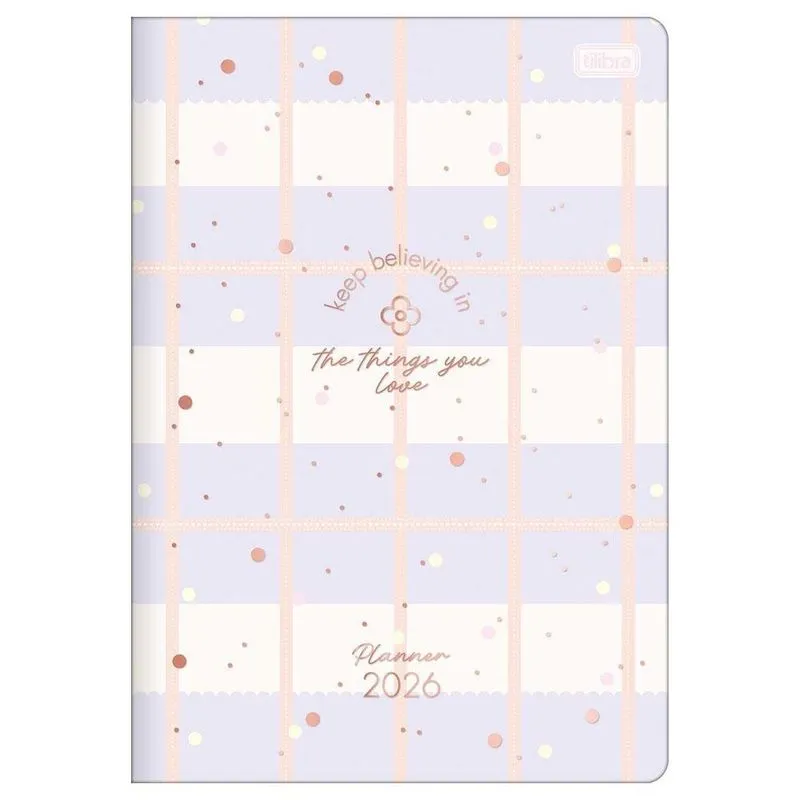 Planner Mensal 2026 Grampeado M7 Soho Linhas Tilibra