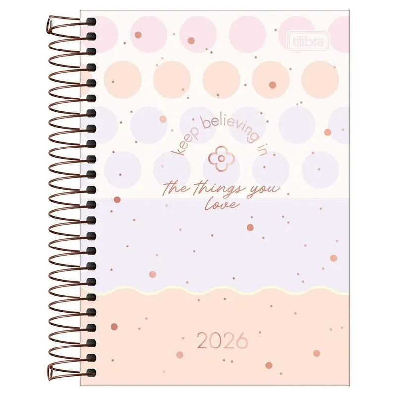 Agenda Diária 2026 Espiral M5 176Fls Soho Poa Tilibra