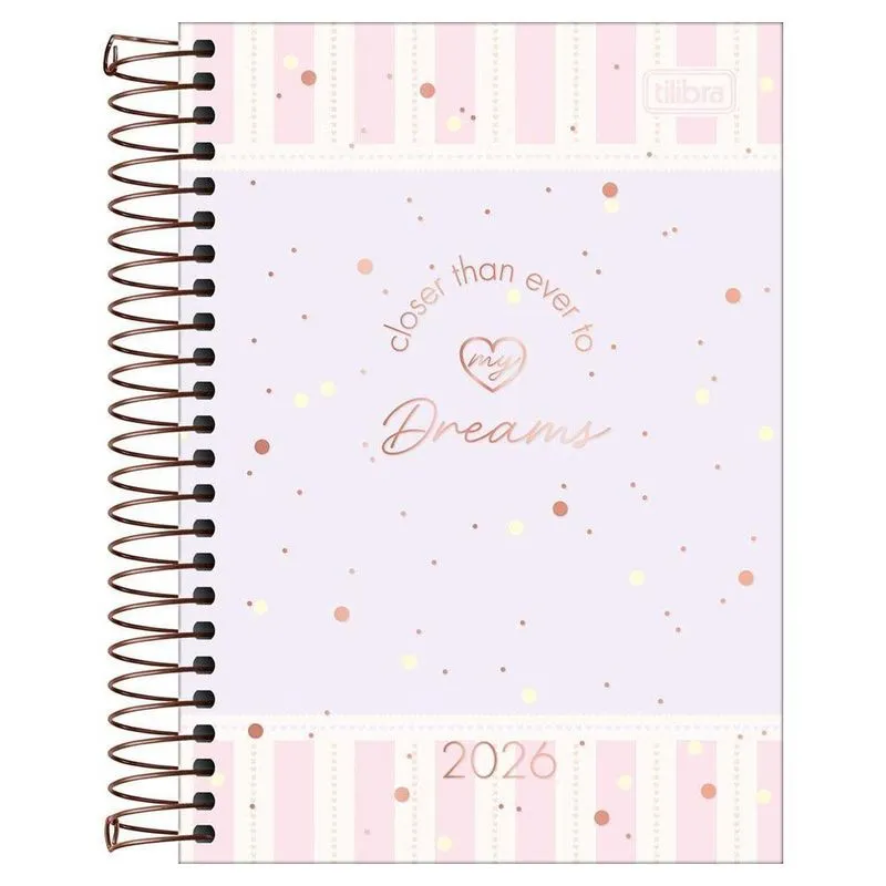 Agenda Diária 2026 Espiral M5 176Fls Soho Linhas Tilibra