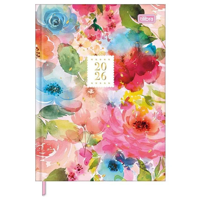 Agenda Diária 2026 Costurada M4 Feminine Stop Tilibra