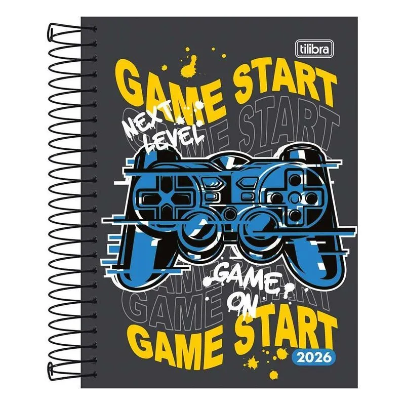 Agenda Diária 2026 Esp M4 160fls Pepper Game Start Tilibra