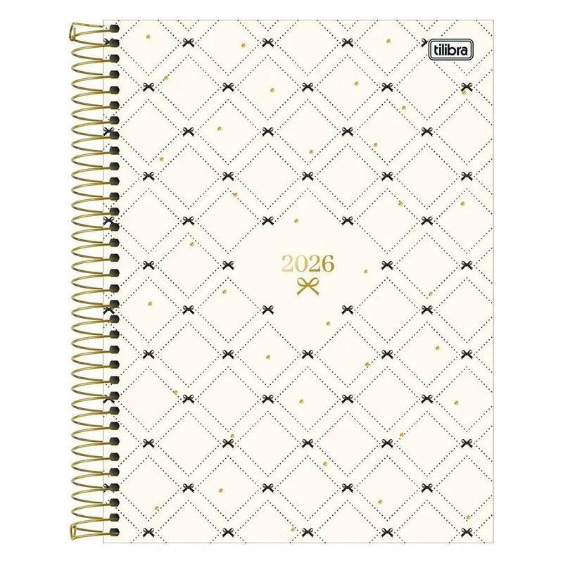 Agenda Diária 2026 Esp M9 West Village Lacinhos Tilibra