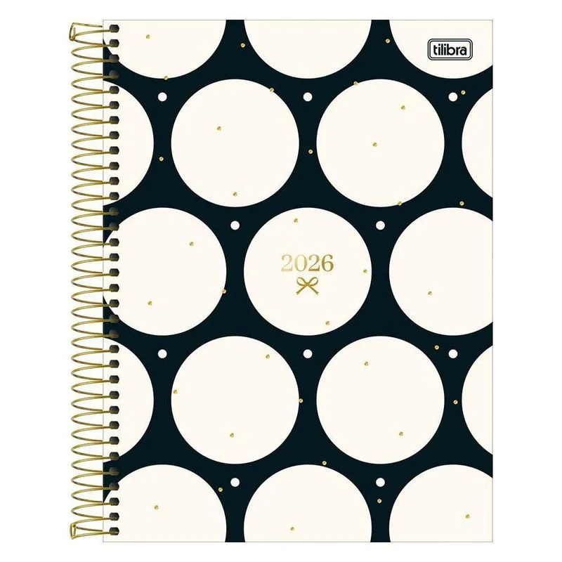 Agenda Diária 2026 Esp M9 West Village Poa Branco Tilibra