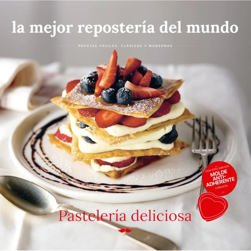 Libro Pasteleria Deliciosa-Molde Corazón