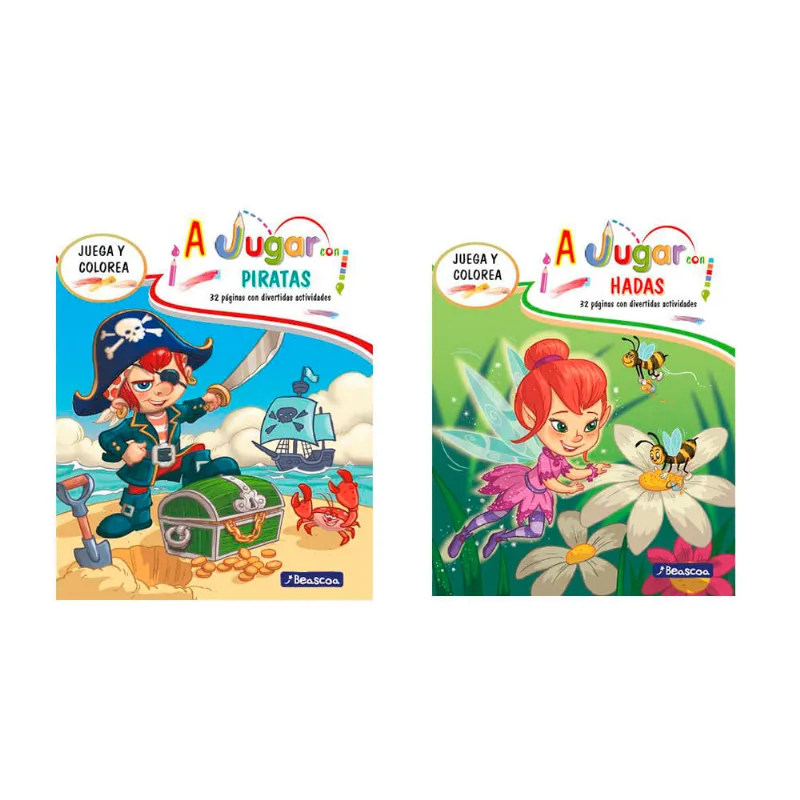Libros Colección Juega Y Colorea 2 X 1 U