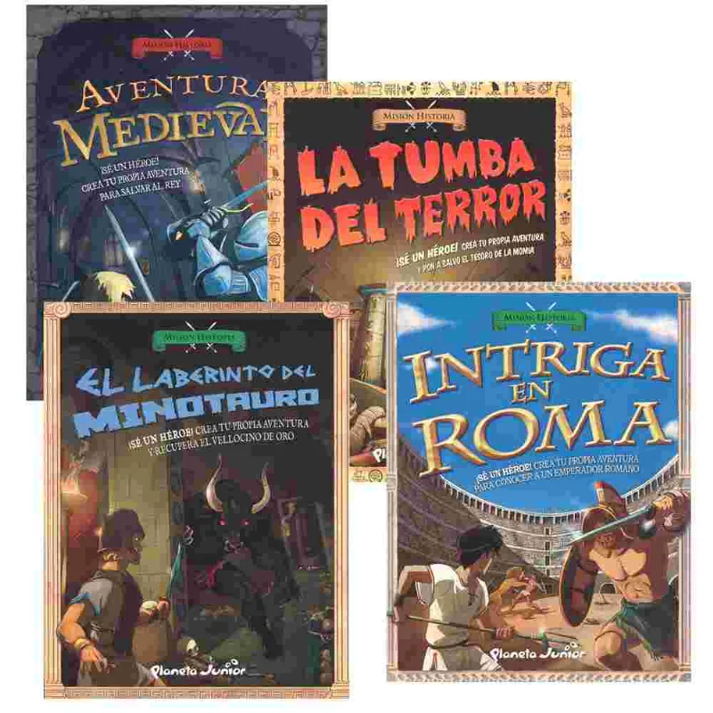 Col. Mision Historia-4 Titulos-cja-un.-1