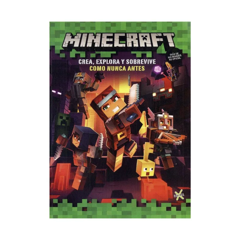 Libro Minecraft, crea, explora y sobrevive