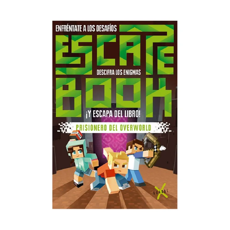 Libro Escape Book: Prisioneros del Overworld de Equipo Editorial Guadal