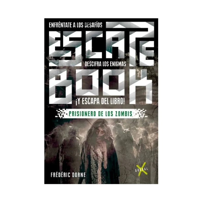 Libro Escape book: Prisioneros de los zombis