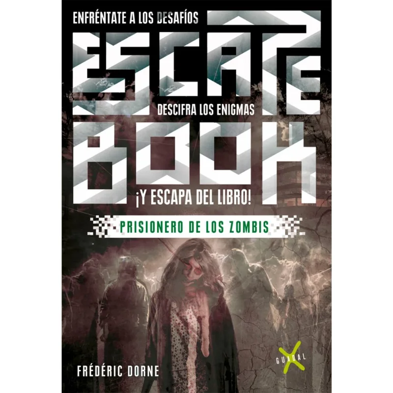 Libro Escape book: Prisioneros de los zombis