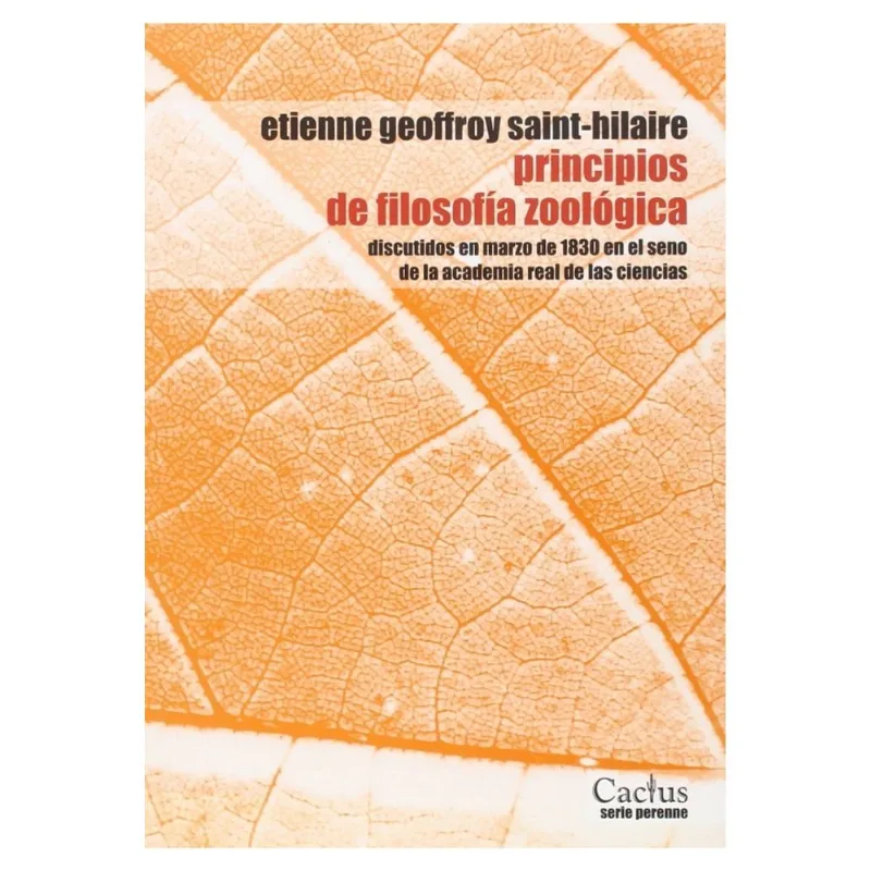 Principios de filosofia zoologica Principios de filosofía zoológica