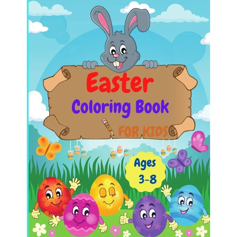 Easter Coloring Book For Kids