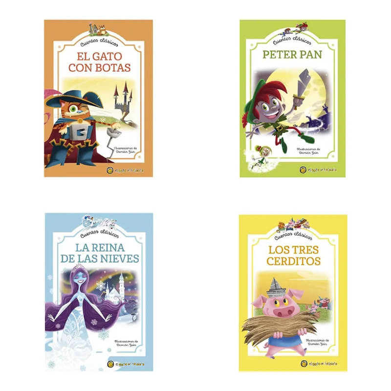 Colección Cuentos Clasicos T/d-6 Titulos-guadal X 1 U