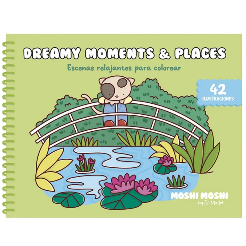 Libro Dreamy Moments & Places-Moshi Moshi Anillado