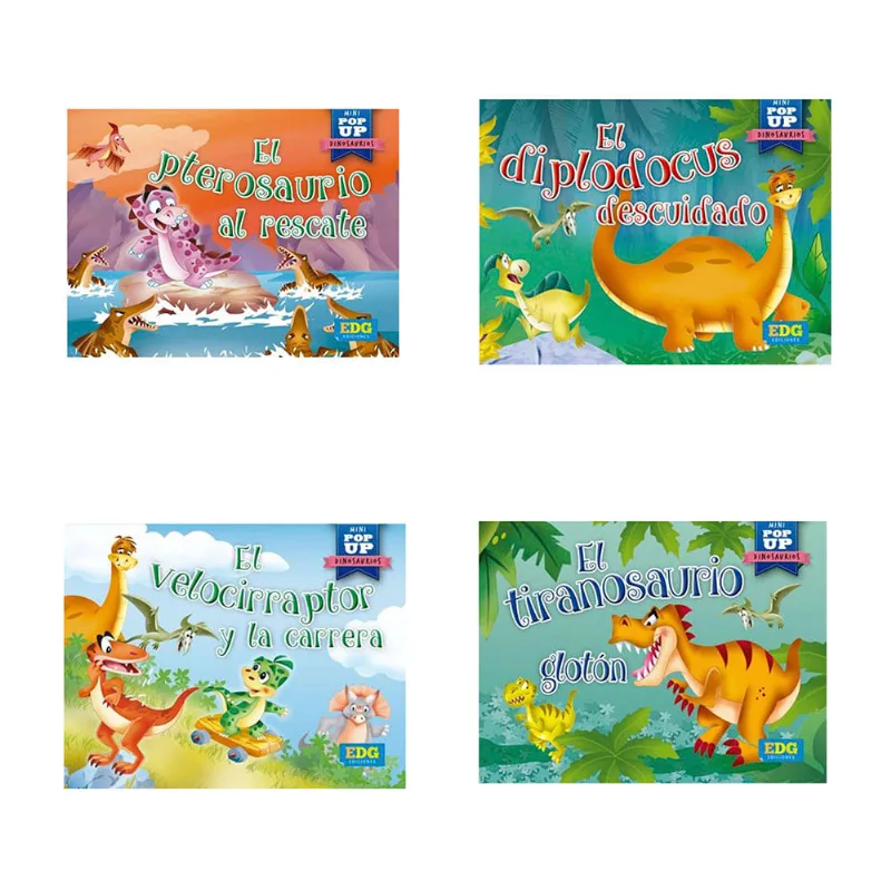 Libro Coleccion Dinosaurios Mini Pop Up X 1un