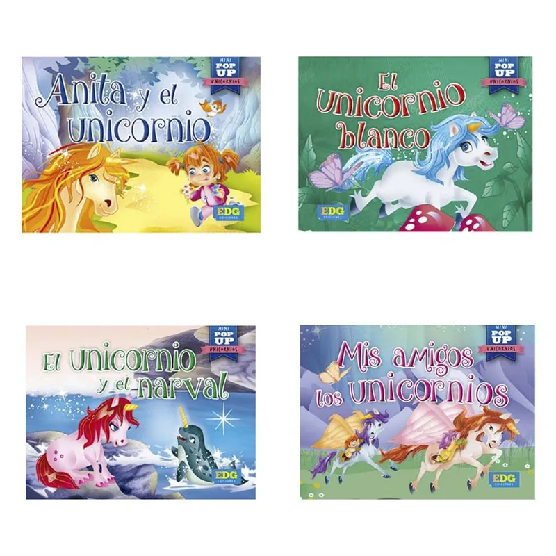 Libro Coleccion Unicornios Mini Pop Up