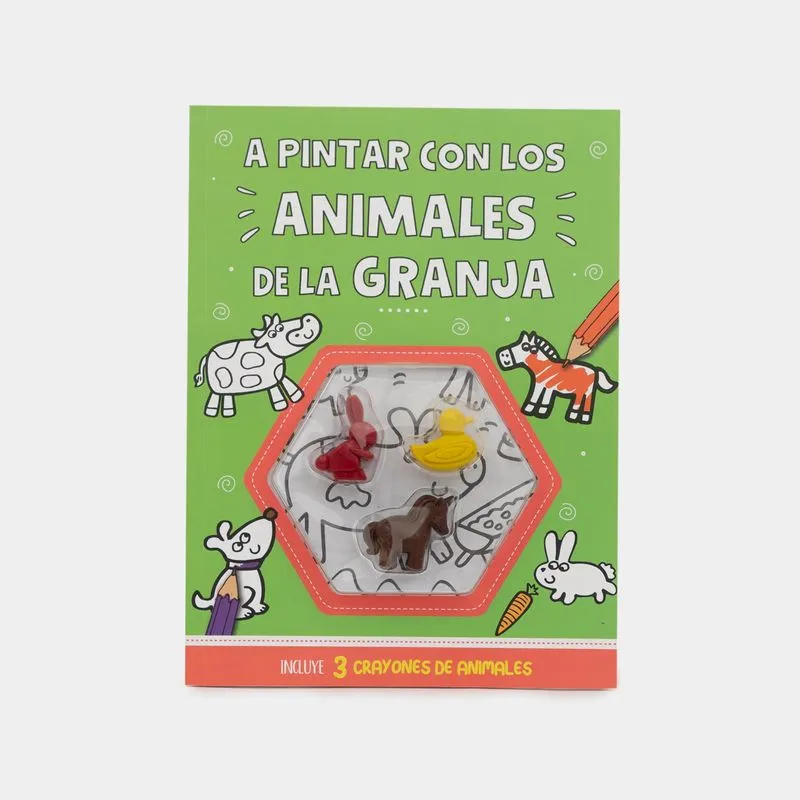 A pintar con los animales de la granja