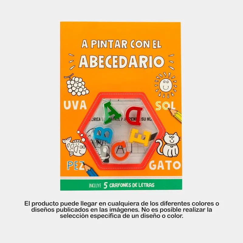 A pintar con el abecedario