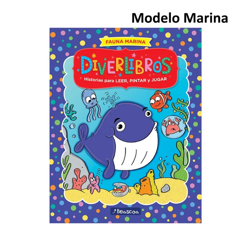 Libro para colorear - Diverlibros (Modelos Surtidos)