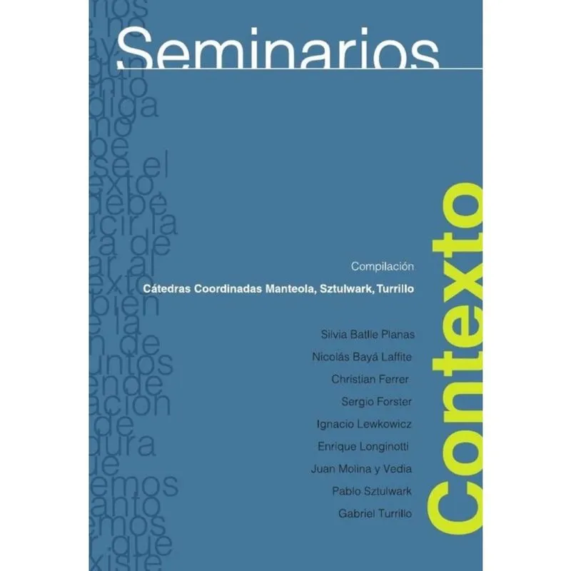Seminarios: contextos - Espanhol