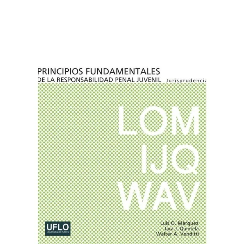 Principios fundamentales de la responsabilidad penal juvenil - Espanhol