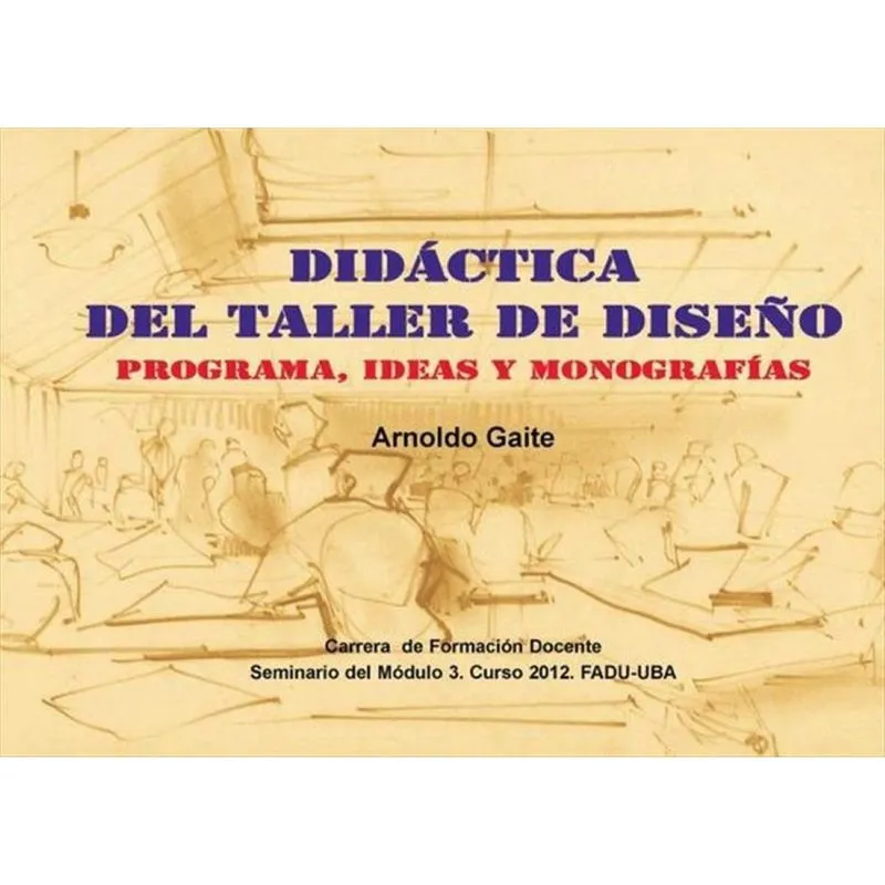 Didáctica del taller de diseño - Espanhol