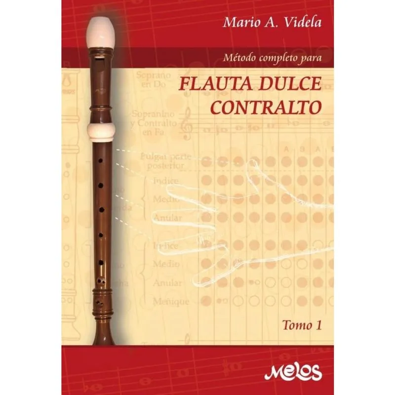 BA13064 - Método completo para flauta dulce contralto - Tomo 1 - Espanhol