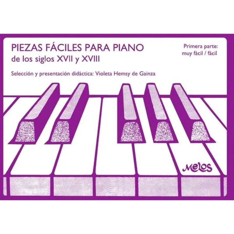 BA13186 - Piezas fáciles de los siglos xvii y xviii - Espanhol