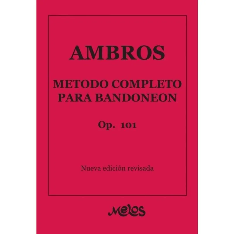 BA9122 - Método completo para bandoneón - Op. 101 - Espanhol