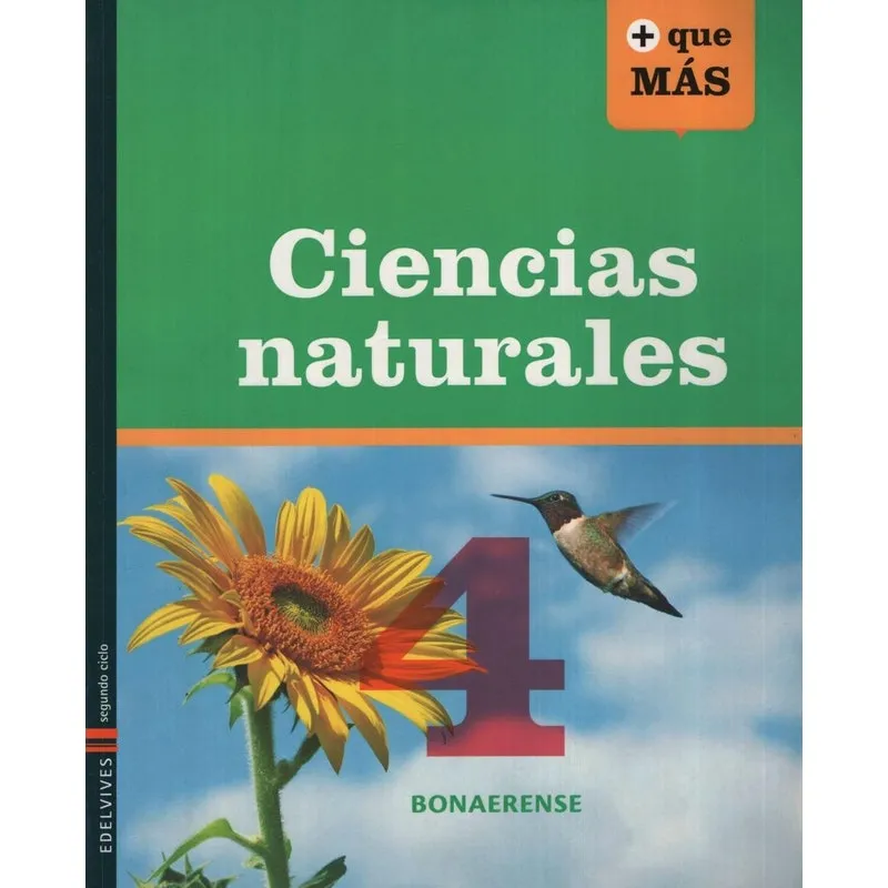 Livro Ciencias Naturales 4 Bonaerense - Serie Mas Que Mas