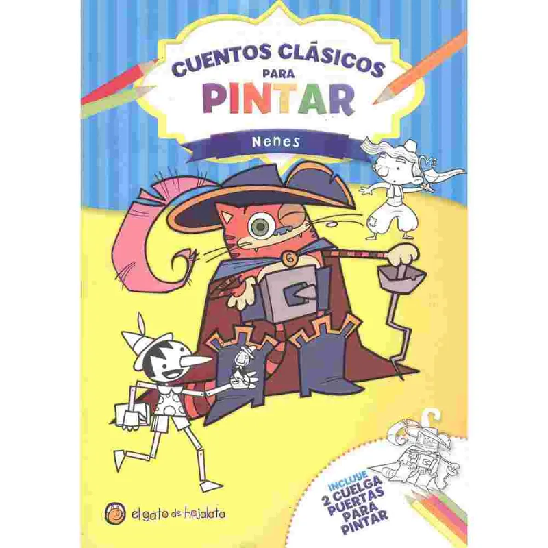 Clasicos Coloreables Para Nenes-cja-un.-1