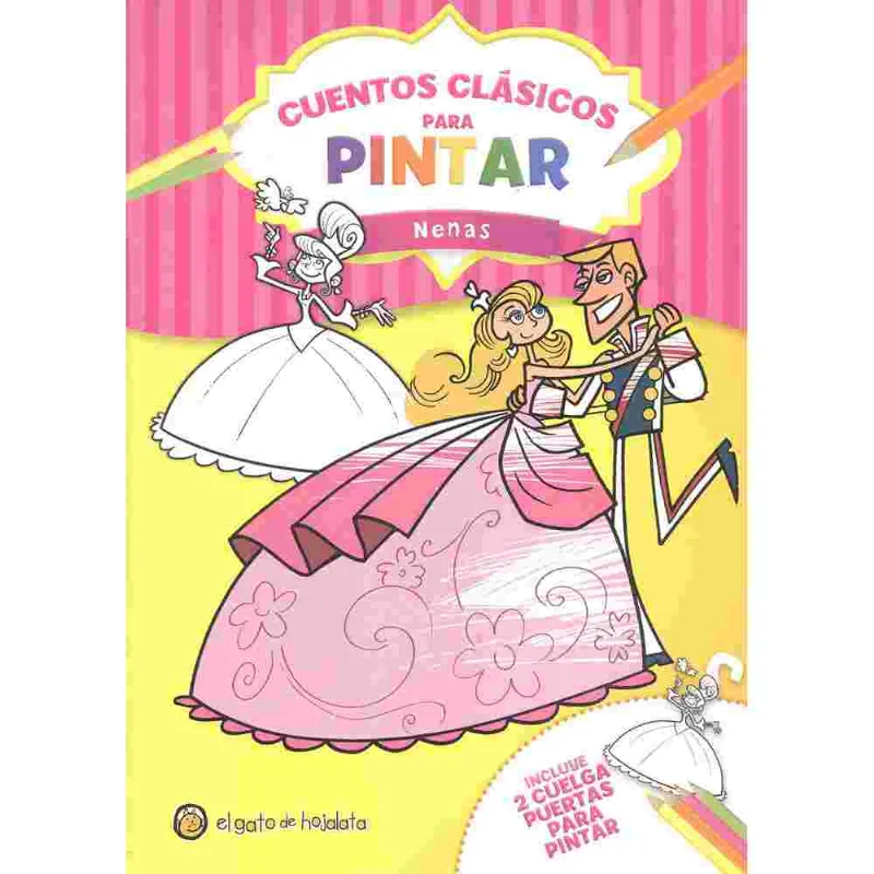 Clasicos Coloreables Para Nenas-cja-un.-1