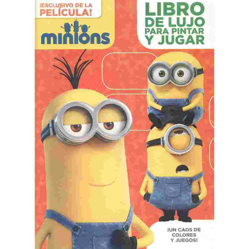 Minions 6-libro De Lujo P/pintar-cja-un.-1