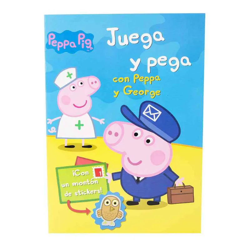 Peppa, Juega Y Pega Con Peppa Y George