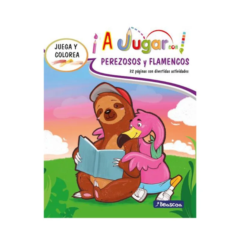 Libro A jugar con Perezosos y Flamencos