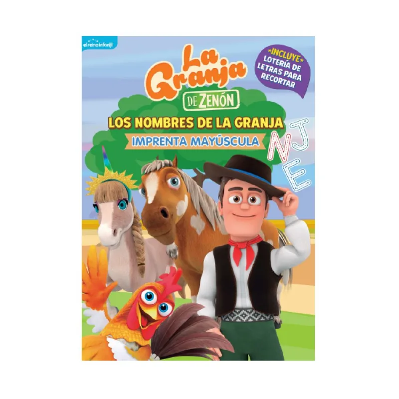 Libro La Granja de Zenón. Imprenta mayúscula de Leader Music