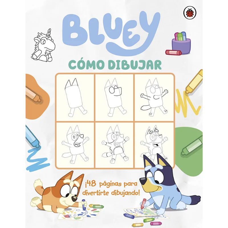 Libro Bluey-Como Dibujar