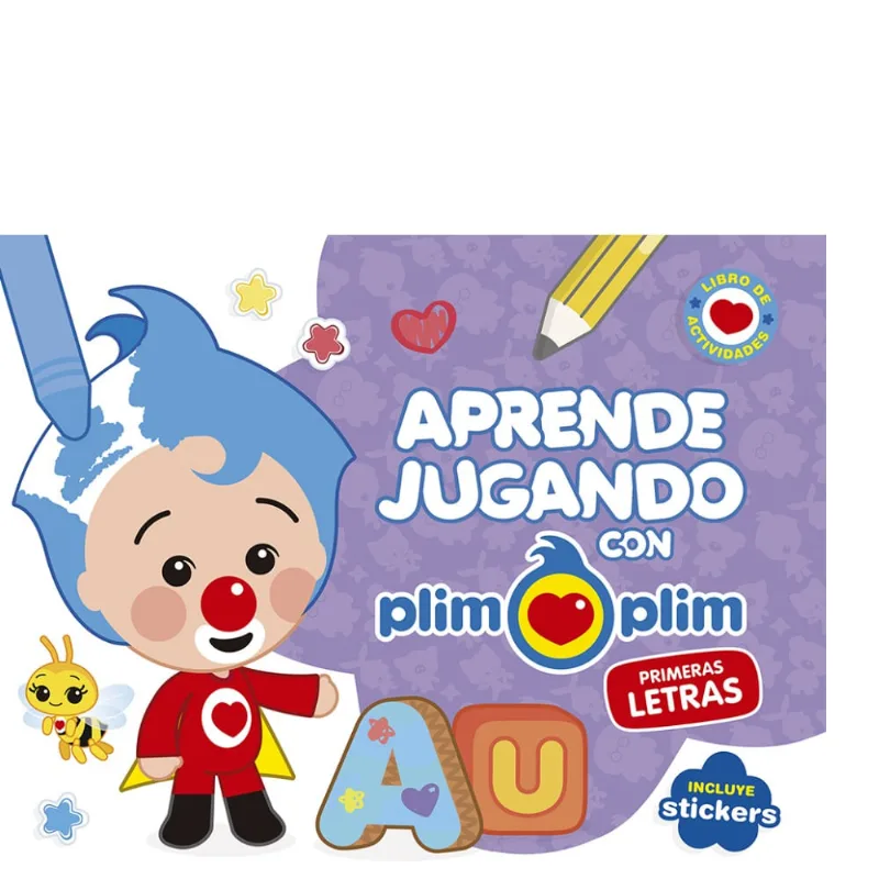 Libro Aprende jugando con Plim Plim - Primeras Letras